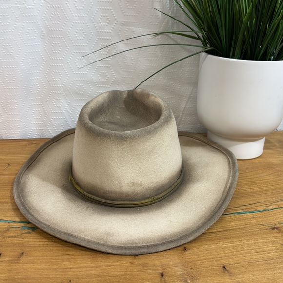 Stetson John Wayne by Stetson Cowboy Hat wool XL distressed - Picture 4 of 9